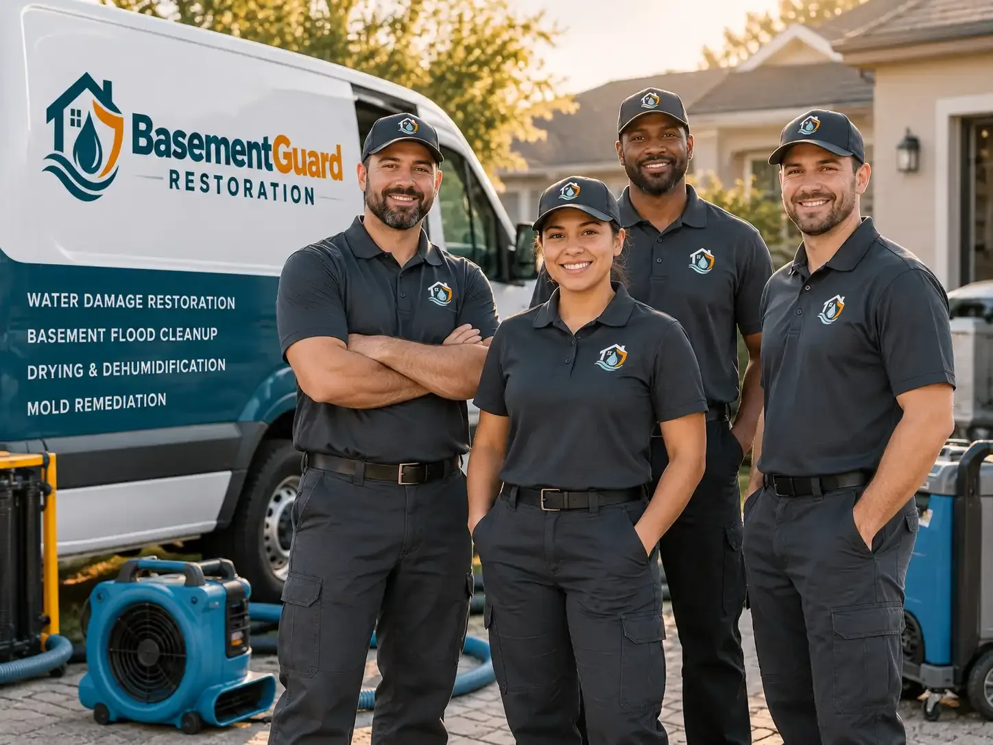 Basement Water Damage Restoration company in Luck, WI